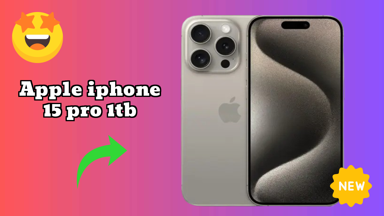 Apple IPhone 15 Pro 1TB Display Quality: Super Retina XDR Explained