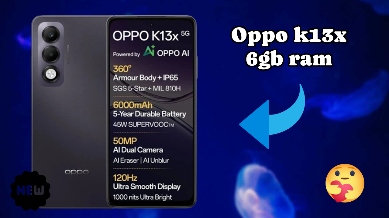 OPPO K13x 6GB RAM Price Drop: Available at Just ₹11,999