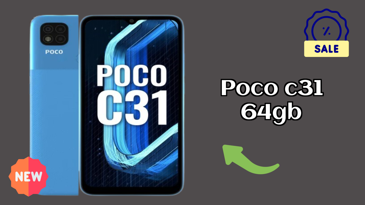 POCO C31 64GB Display Review: 6.53 Inches (16.59 Cm) Screen Test