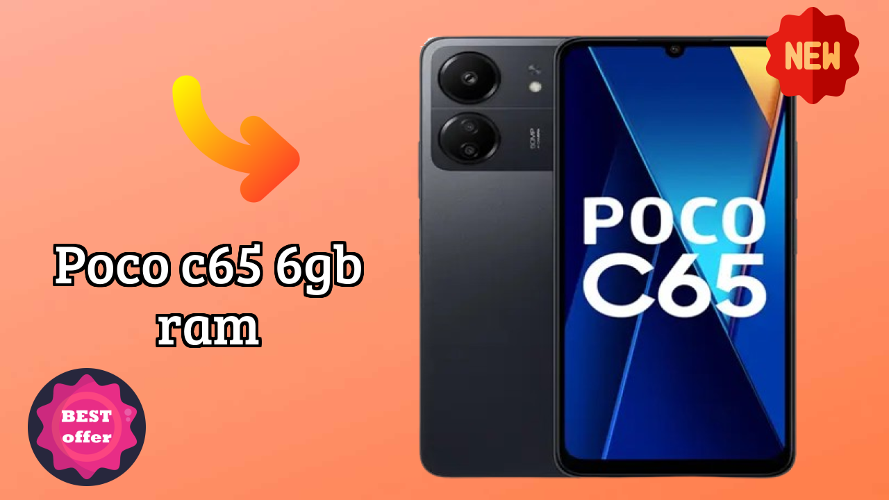 POCO C65 6GB RAM Display Size: 6.74 Inches (17.12 Cm) Screen Review