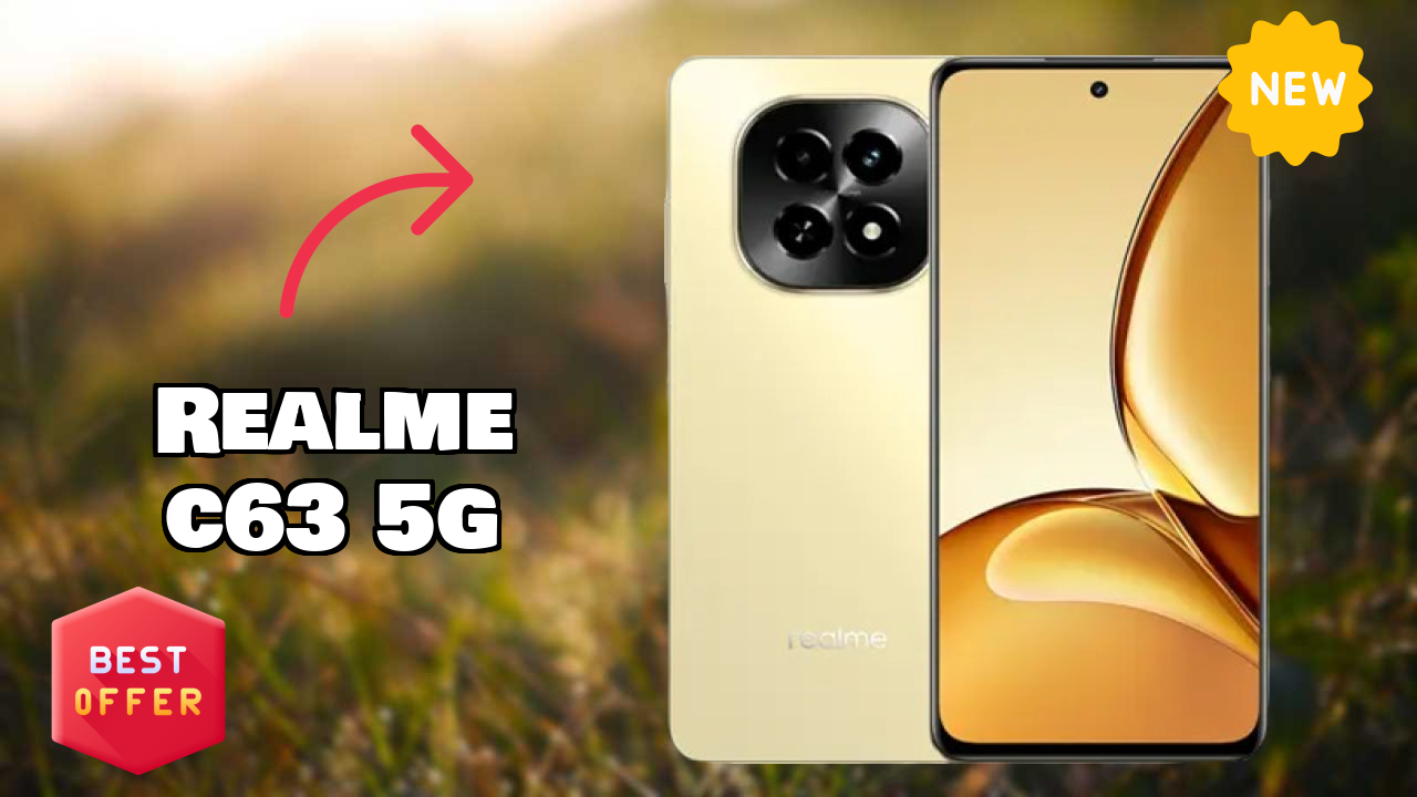 Realme C63 5G Display Analysis: 6.67 Inches (16.94 Cm) Screen