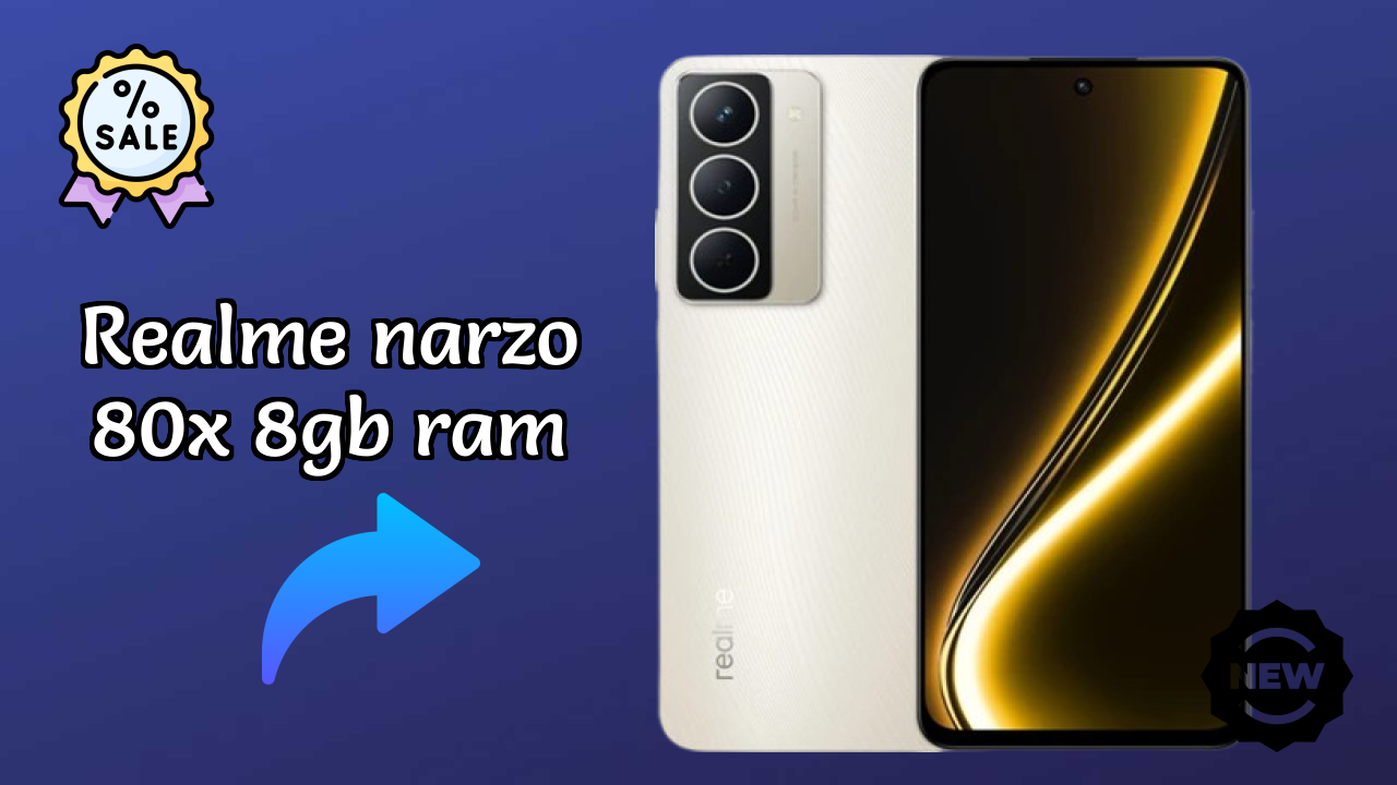 Realme Narzo 80X 8GB RAM at ₹12,999 - Best Features Explained