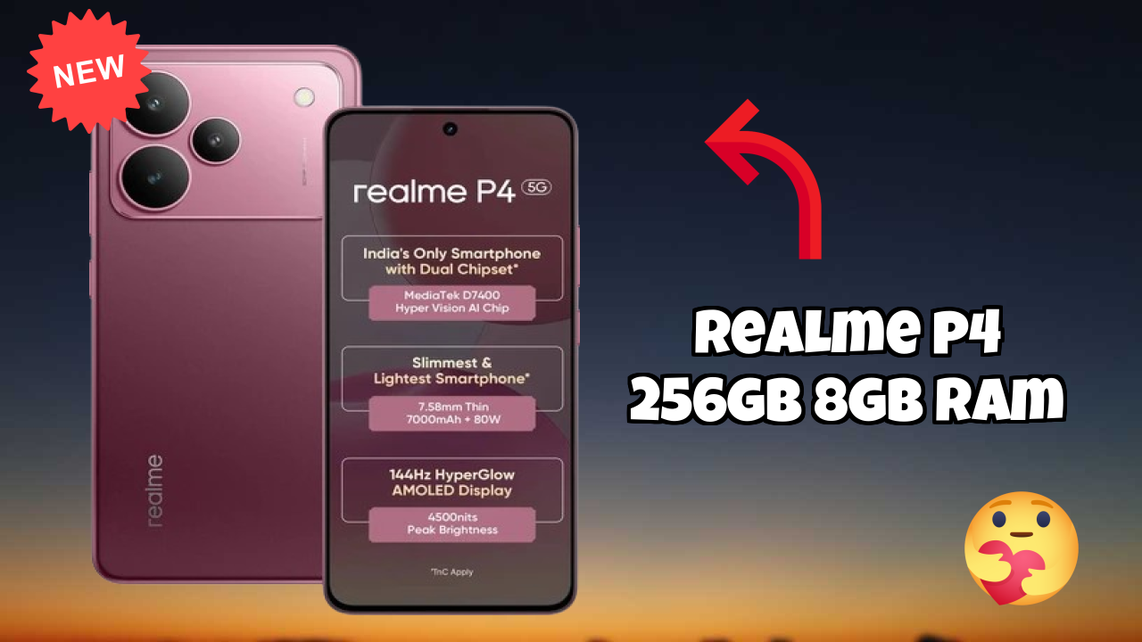 Realme P4 256GB 8GB RAM Gaming Performance: MediaTek Dimensity 7400 Ultra FPS