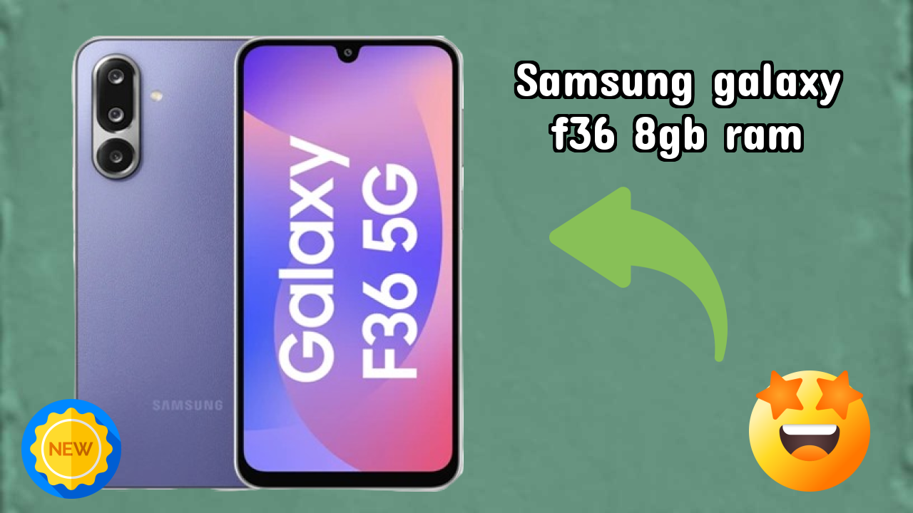 Samsung Galaxy F36 8GB RAM Camera Quality: 13 MP Front Camera Selfie