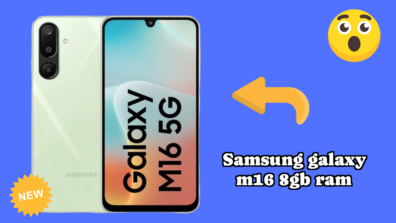 Samsung Galaxy M16 8GB RAM Display Analysis: 6.7 Inches (17.02 Cm) Screen
