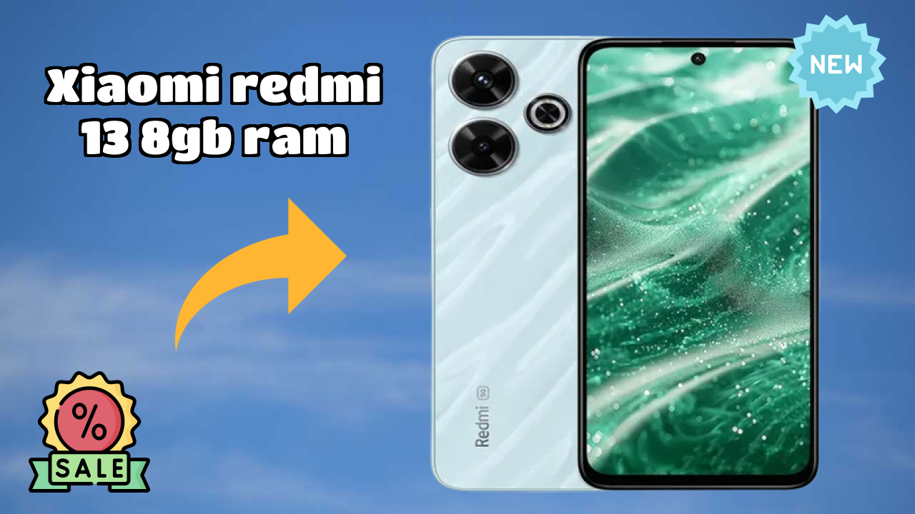 Xiaomi Redmi 13 8GB RAM Performance: 8 GB RAM Multitasking
