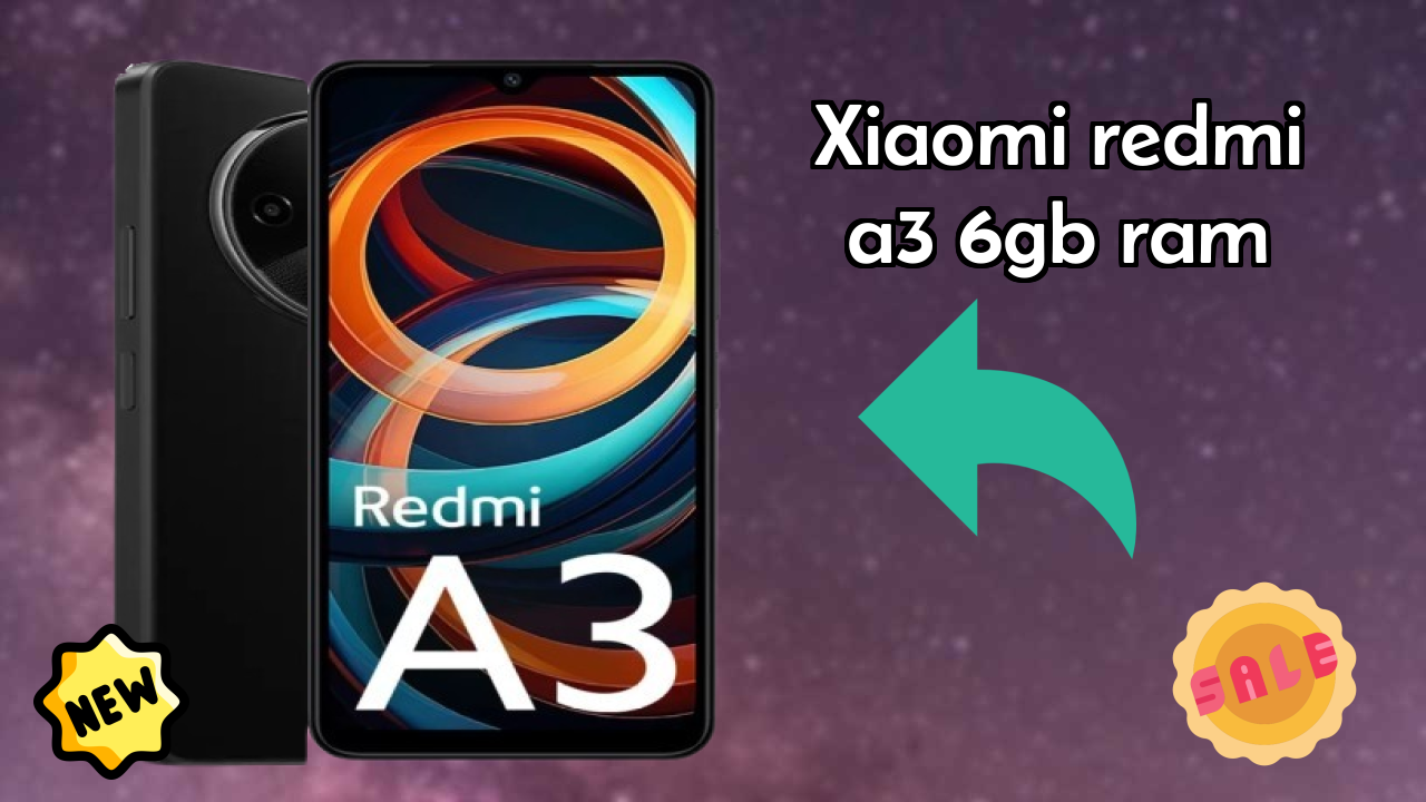 Xiaomi Redmi A3 6GB RAM Display Review: 6.7 Inches (17.02 Cm) Screen Size